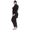 Plus Size Women Muslim Muslimah Swimwear Full Coverage Women Swimming Suit Highly Elastic Comfortable 3 Pieces Beachwear XL-6XL