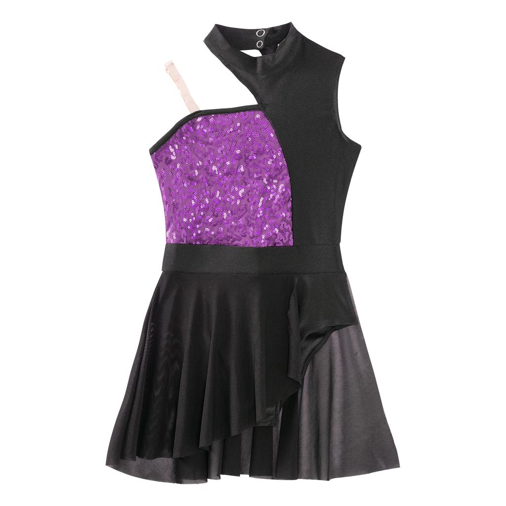 Детский балетный купальник для девочек, костюм для современного танца, танцевальная одежда, платье для современного джаза, латинского лирического танца