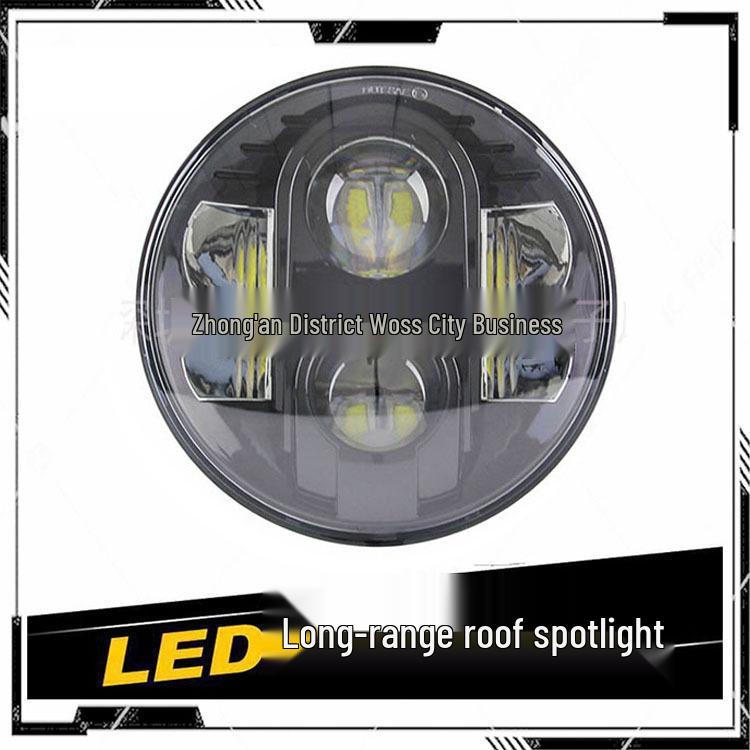 Compatible 7-Inch LED Headlight for Harley Glide Motorcycles