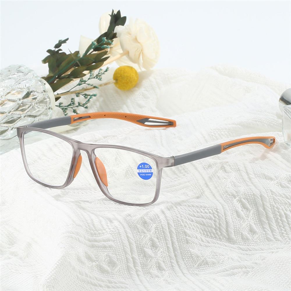 Square Frame Sport Presbyopia Eyeglasses Optical Eyewear Anti-blue Light Glasses  Unisex