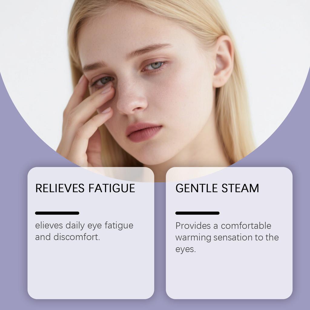 Steam Eye Masks, Heated Eye Masks, Lutein Steam Eye Mask Soothing Steam Eye Mask Steam Eye Mask Long Flights, Travel, Home