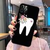 Чехол для телефона с рисунком зуба стоматолога для iPhone 14 Pro Max XS X XR Чехол для iPhone 13 12 Mini 11 Pro Max 7 8 Plus