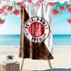 Улица. Пляжное полотенце Pauli FC Print, Большое мягкое быстросохнущее полотенце для пляжа, кемпинга, плавания