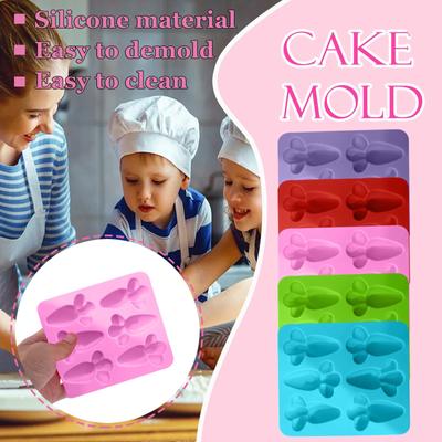 Силиконовый торт «Пасха 6» с морковью, круглая чашка 