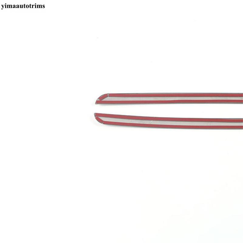Car Rear Bumper Strip Decoration Protector Cover Trim For GWM HAVAL H7 2024 2025 Stainless Steel Accessories Exterior Refit