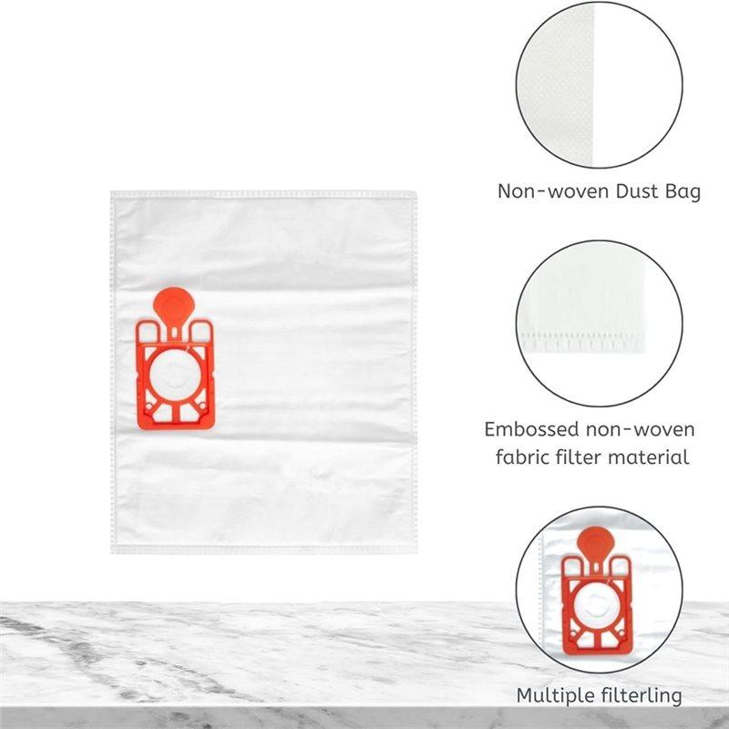A65T-For Numatic NVM-1CH Cleaner Bags, Pack Of 10- For Numatic Henry And James Models
