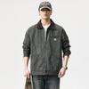 American Hard Contrasting Color Lapel Hunting Jacket Men'S Season Casual Trendy Brand Men'S Retro Canvas Tooling Jacket