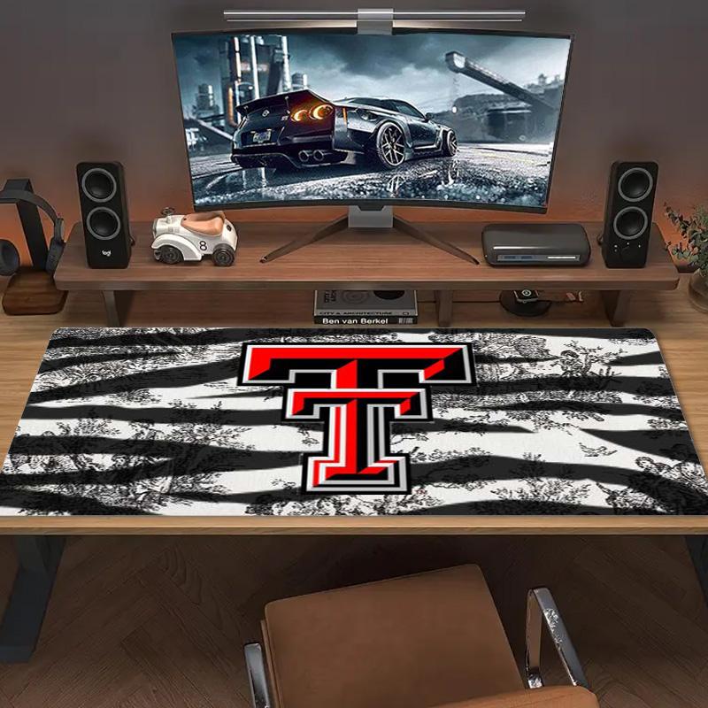 Texas tech Color Mouse Pad Large Gaming Table Cushion Non-slip Laptop Tablet Big Mousepad XXL Mat Mini PC Playmat With Lock edge