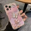 Прозрачный чехол для телефона с дизайном бабочки из розового кружева для iPhone 17 16 15 14 Pro Max 13 12 11 XS X XR 7 8 Plus 16e 17 Air Мягкая TPU крышка