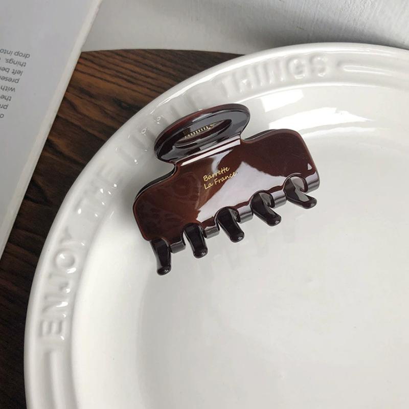 Acetate Hair Claw New Retro Korean Large Crab Hair Clips Shark Clip Simple Hairpin Fashion Hair Accessories for Woman and Girls