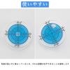 Phyxiul Mini Level, Set of 2, Small Round Level with Graduation, Incline, Measuring Tool, Mountable, Transparent, High Accuracy, for Level Calibration