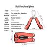 Multi-Color Portable Folding Pliers - Mini Multifunctional Right-Handed Tool