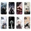 Чехол для телефона N-NieR Automata 2B для iPhone 17,16,15,14,13,12,11 X,Plus,Pro,Max,XR,Plus,E,Mini Прозрачный Мягкий Чехол