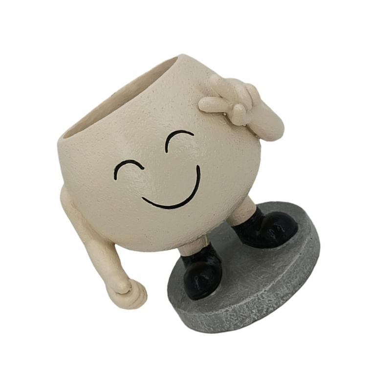 Кашпо для лица Уникальные цветочные горшки Декор для растений Горшки Контейнер для цветов