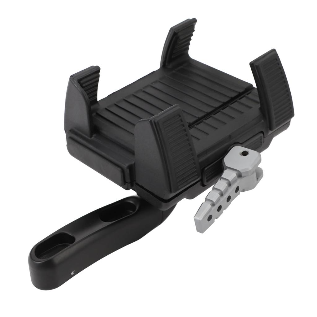 Motorcycle GPS Mount Bracket Aluminum Alloy Improve Riding Safety 360 Deg Rotation for Gold Wing GL1800