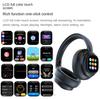 AI Bluetooth Headphones Noise Cancelling Sports Headphones Smart Translation With Multi Magnetic Touch Control LED Screen Travel
