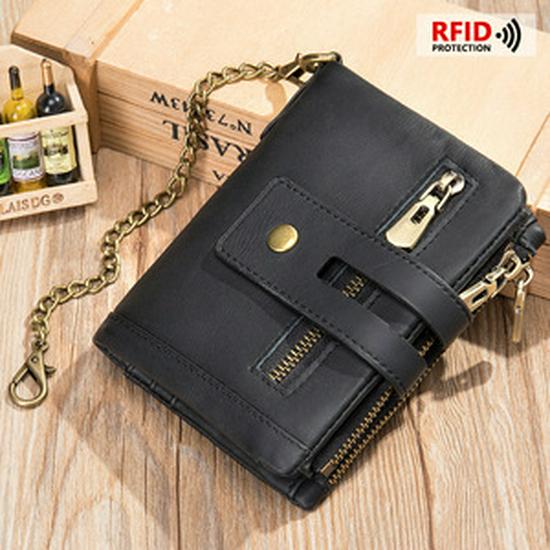 Marlonte Women's High-End Retro Leather Wallet & Clutch - Anti-Magnetic, Multifunctional Long Design In Top Layer Cowhide