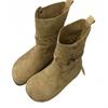 2025 New Autumn Thin Niche Popular Retro Style Versatile Small Man Inner Height Increase Thin Boots