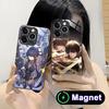 Чехол для мобильного телефона Wuthering Waves Rover Glass MagSafe для iPhone 17 16 15 14 13 12 11 Air Pro Max Plus Mini Цветная крышка