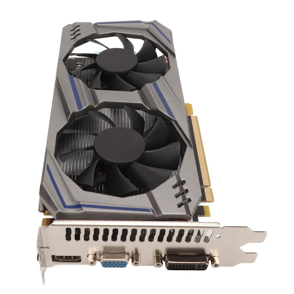 Видеокарта 128БИТ GDDR5 PCI Express 2.0 Двойной вентилятор ПК Компьютер Дискретная игровая видеокарта GTX550Ti 4 ГБ