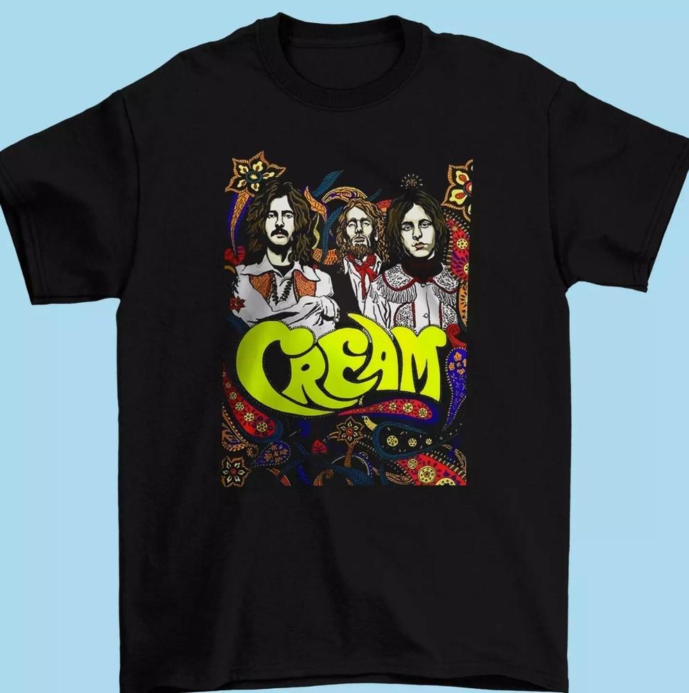CREAM Футболка с участником группы Черная футболка Мужская Все размеры S M L 2345XL Унисекс Футболка