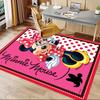 Minnie Mouse Polka Dot Frame Carpet For Playroom Bedroom Living Room Sofa Home Decorkids Game Area Rug Nonslip Floor Mat