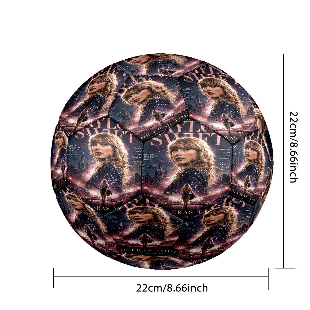 Taylor Swift Print Size 5 Soccer Ball Durable Shock?Absorbing Sports Ball For Training Match Outdoor Playing