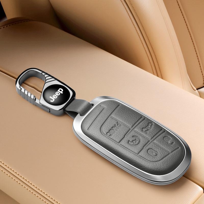 Чехол для ключа Jeep, совместимый с Compass, Cherokee, Commander, Grand Cherokee, корпус ключа
