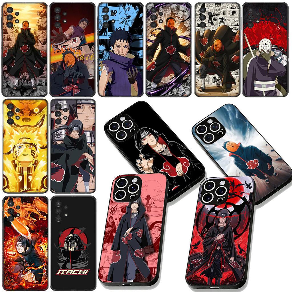 Obito Itachi Uchiha Tobi Akatsuki Narutos Case for Samsung Galaxy A04 j7 J5 J2 Prime J8 A01 A02 A03 A42 M06 M16 M56 M23 G57