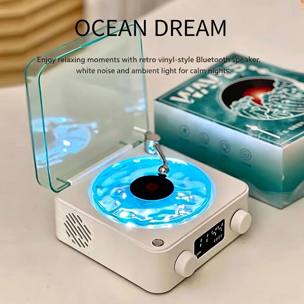 KW03 Retro Bluetooth Speaker Bluetooth 5.0 White Noise Sleep Speaker Portable Small Speaker