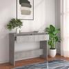 VidaXL Console Table Concrete Grey 100 × 35 × 76.5 Cm Chipboard