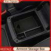 Car Center Armrest Storage Box for Volkswagen VW Tiguan Mk2 2016 - Container Glove Organizer Case