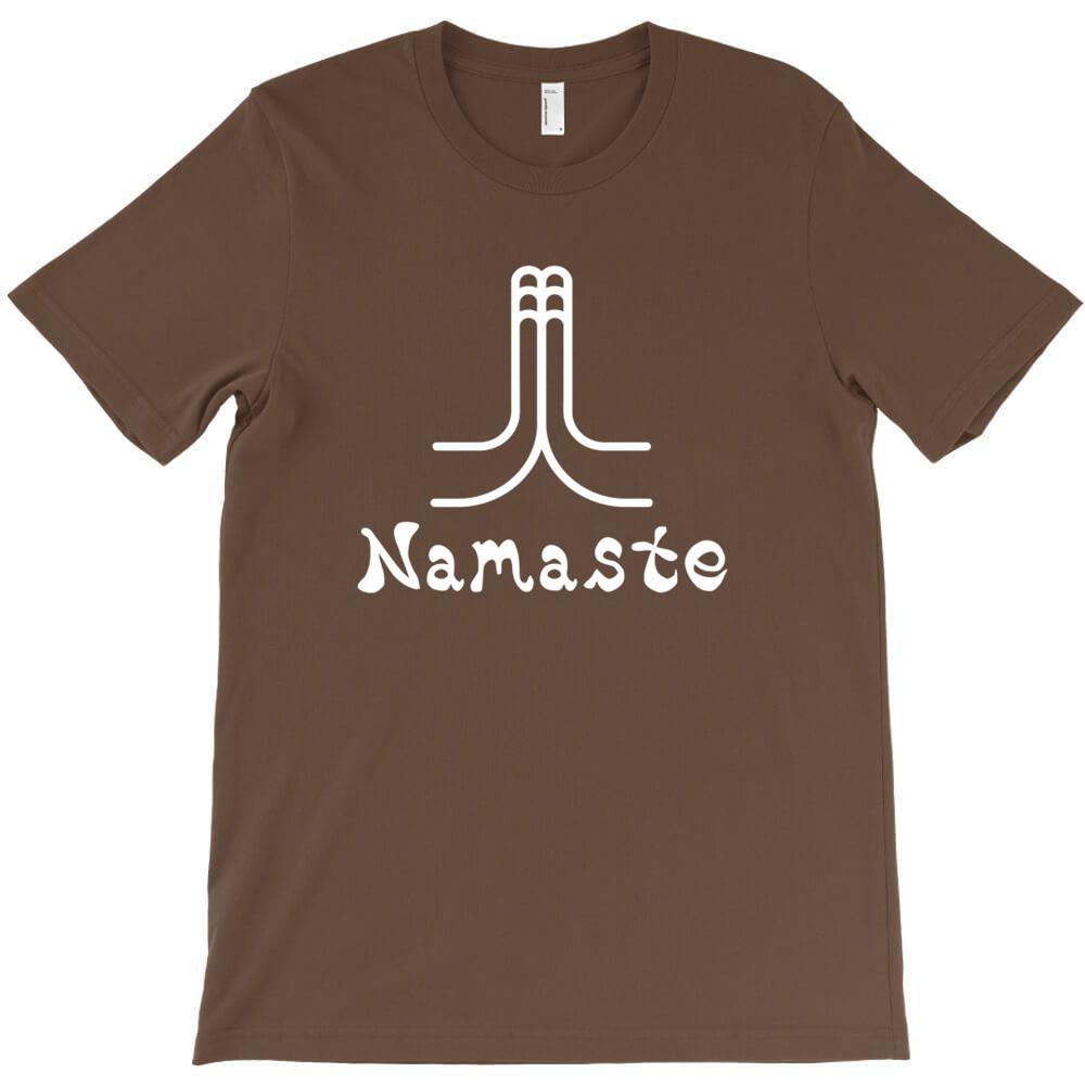 Namaste T Shirt Print For Man Short Sleeved Tees Pre Cotton Tops Short Sleeve Tees The