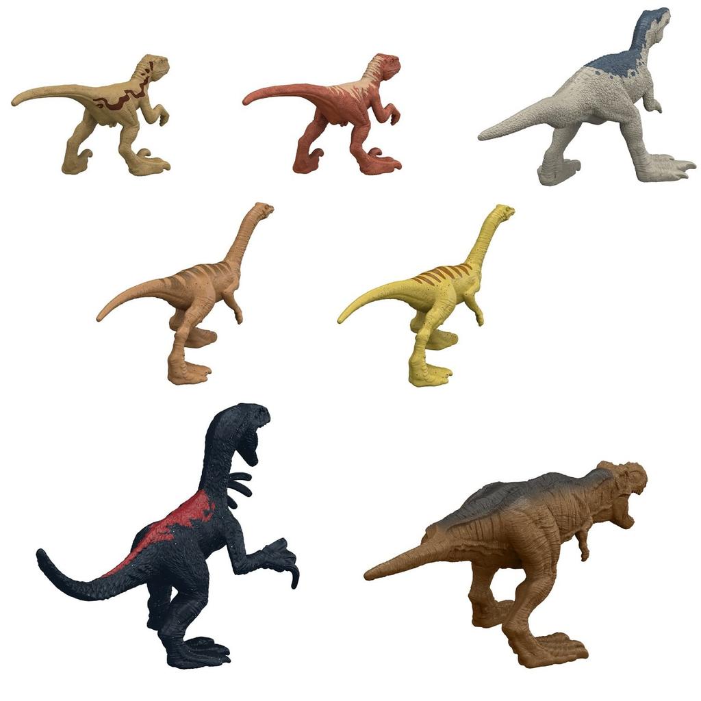 Mattel Набор мини-фигурок Jurassic World New Ruler с футляром для чистки, возрастом от 1 года и HJB15 (МИР ЮРСКОГО ПЕРИОДА) [Игрушка Динозавр] [4 вверх]