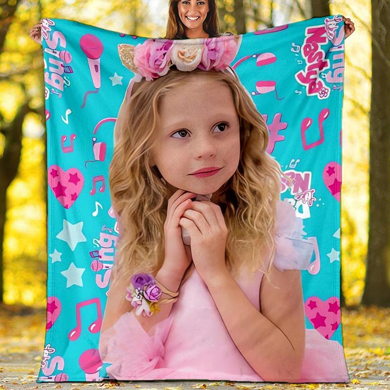 Like Nastya Theme Printed Blanket - Perfect for Couch, Bed, Travel & Outdoor Use | Machine Washable, Cozy & Durable.