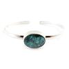 [J5234] - Turquoise 'Heaven' Silver Bracelet