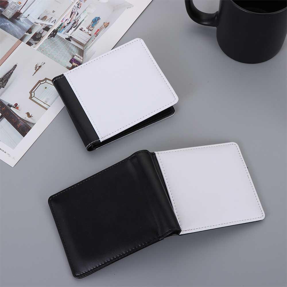 Sublimation Heat Transfer Wallet PU Wallet for Women Men DIY Multi Card Holder Wallet for Work Travel Printing Blank Purse