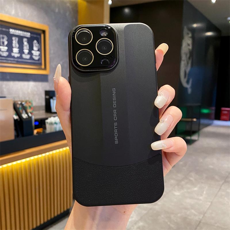 Ультратонкий жесткий матовый чехол из поликарбоната для iPhone 16 15 14 Plus 12 11 13 Pro Max с защитой объектива и противоударным покрытием