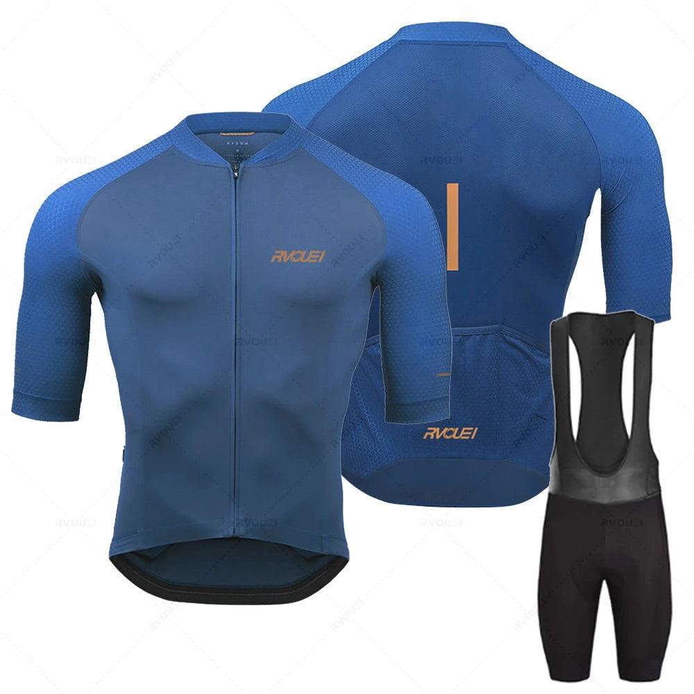 Summer new short-sleeved cycling suit quick-drying breathable bicycle mountain bike clothing