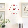 Creative Frameless DIY Wall Clock Wall Decal Home Silent Clock Living Room Office Wall Decoration KTY
