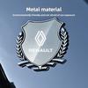 Interior Stickers 3D Metal Car Trunk Window Side Emblem Badge Decal Sticker for Renault Clio Megane Trafic Captur Master Logan K Z111