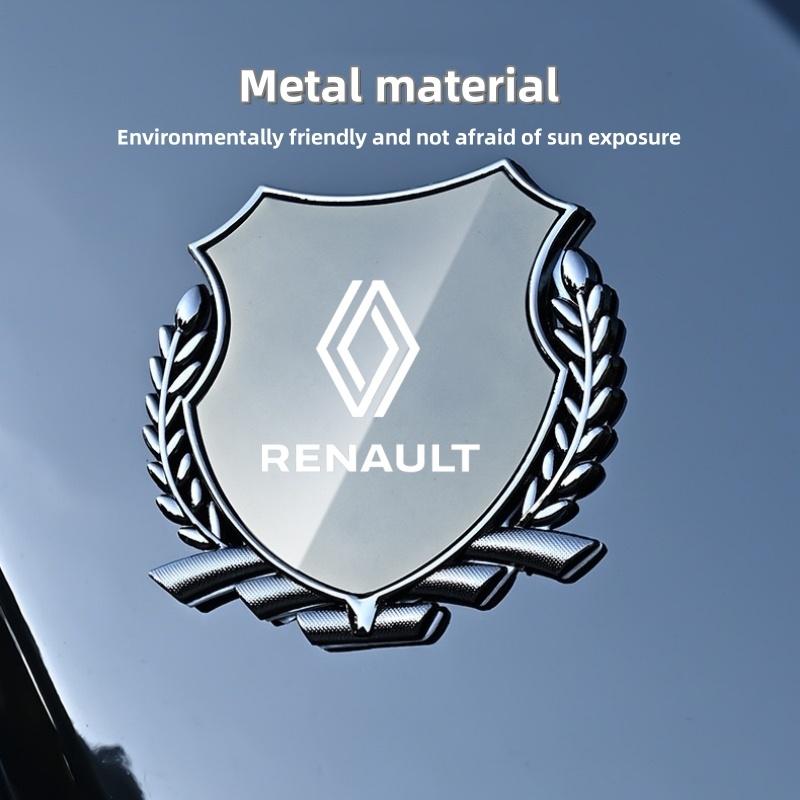 Interior Stickers 3D Metal Car Trunk Window Side Emblem Badge Decal Sticker for Renault Clio Megane Trafic Captur Master Logan K Z111