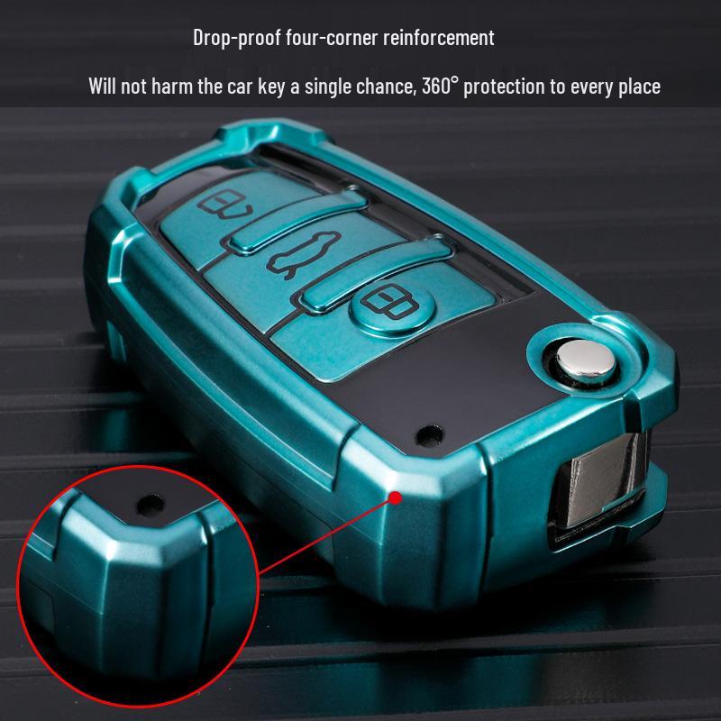 Чехол для ключа Volkswagen для Tiguan L, Lavida Plus, Tayron, Tayron X, Teramont, Lamando, Golf 7 - Оболочка для ключа