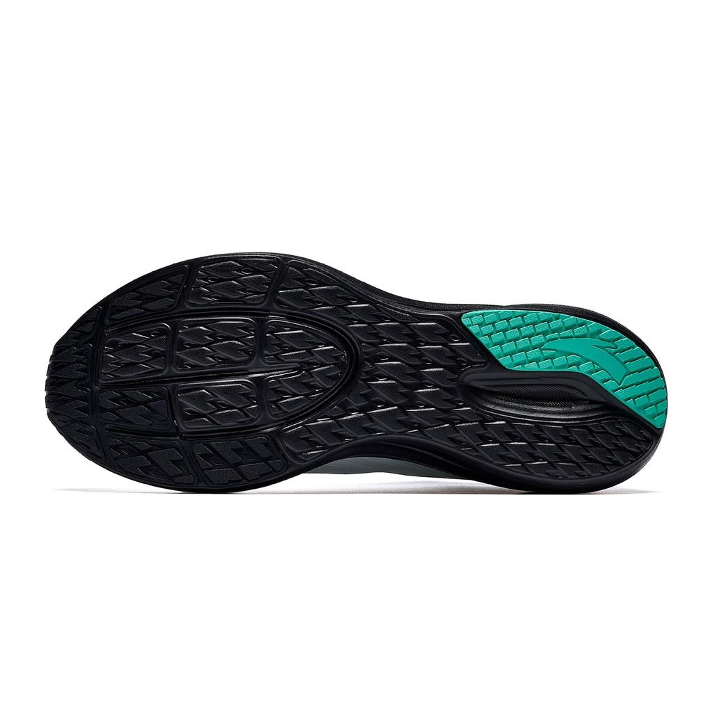 Men's Sneakers ANTA Lingfeng 2 Running Shoes Men's Low-top Papyrus White/Mirage Blue/Basic Black