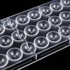 24 Half Ball Polycarbonate Fondant Baking Tool Hard Chocolate Mold Candy Maker Cake Mousse Mould