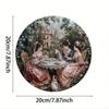 Круглая металлическая настенная art 20 см Декор дома Офис Гостиная Железная живопись