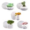 Flower Pot Silicone Molds Succulent Plant Planter Pot Mould DIY Craft Molds Polygonal Shape Plant Molds Handmade Craft