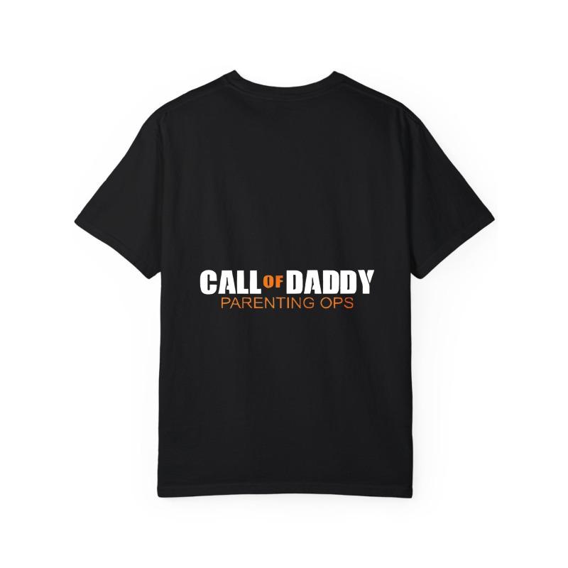 Белая футболка Call of Daddy Принт Parenting Ops Повседневная одежда для мужчин