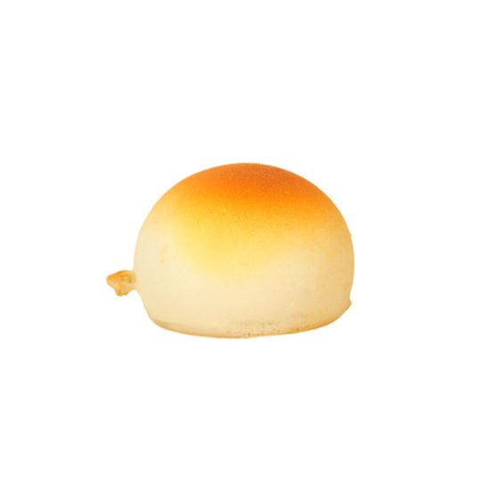 Realistic Golden Bun Squeeze Toy PU Slow-Rising Fidget Food-Themed Design Soft Stress Reliever for Kids Adults Novelty Gift for