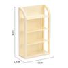 1:12 Dollhouse Miniature Storage Rack Bread Dinner Rack Empty Shelf Furniture Home Model Decor Toy Doll House Accessories